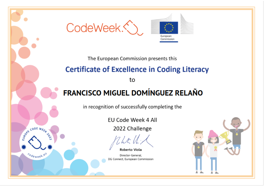 Certificado excelencia 2022 Codeweek_001